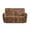 Brown Leopard Lightning, variant on Jiueut Schnauzer Dog Paw Print Recliner Couch Covers, Soft Sofa Slipcover Breathable 2 Seat Reclining Chair Covers with Storage Pockets for Home Use