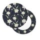 thumbnail image 2 of Balery Lilies Flowers Fundas de asiento para taburete de bar redondo de tela de terciopelo ajustables que protegen de arañazos y manchas para sillas de 14 a 17 pulgadas.-12 inch, 2 of 7