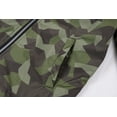 thumbnail image 2 of MYJAJAYI Unisex  rain jacket for boys Lightweight Long Sleeve Raincoat Camo 14, 2 of 5