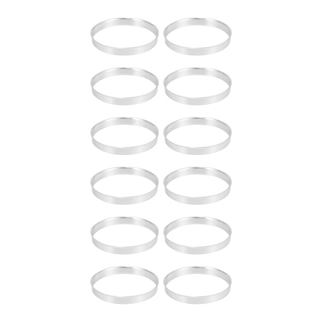 12 x Moyeu Universel en Aluminium Centré Anneau Roue Entretoise 74,1 Mm O/D 72,6 Mm I/D