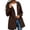 Brown, variant on Women's Full Zip Hooded Windbreaker Jacket Long Sleeve Summer Hiking Travel Coats Longline Mid Thigh Drawstring Waist Outerwear