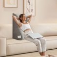thumbnail image 4 of BKER Reading Bed Resting Pillow Arc Shaped Raised Backrest Headrest Shaped Modern Cushion Supporting Reclining Pillow Used For Decorating Sofas Beds And Windows, 4 of 4