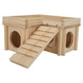 thumbnail image 1 of Hamster House, Small Pet Hideout Hut Multi Rooms Sturdy Structure  For Guinea Pig, 1 of 8