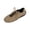 Khaki, variant on Non-Slip Lightweight Office Shoes, Breathable Cutout Daily Footwear, Retro Casual Walking Shoes, Women's Square Toe Lace-Up Cutout Flats - Retro Casual Walking Shoes, Brown 7