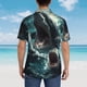 thumbnail image 4 of Balery Wave Ocean Animal Shark Camisas hawaianas de manga corta para hombre, camisas playeras de corte holgado, camisas de vacaciones con botones,3X-Large, 4 of 7