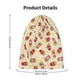 thumbnail image 4 of Honeii Cartoon Popcorn Print Kids Knit Beanie Watch Hat ,Knit Cap for Boys and Girls, 4 of 7