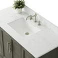 thumbnail image 3 of Vanity Art 48 x 22 x 34 in. Single Sink Bathroom Vanity with Quartz Top & Backsplash, Silver Gray, 3 of 10