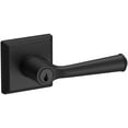 thumbnail image 1 of ENFEDRTSR190 Right Hand Entry Federal Lever and Traditional Square Rose with 6AL Latch and Dual Strike Satin Black Finish, 1 of 3