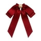 thumbnail image 3 of Broche de lazo preatado para mujer, elegante accesorio de ropa, pajarita de cuentas novedosa Rojo, 3 of 9