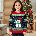thumbnail image 2 of RIJOPUTY Merry Christmas Sweatshirt Top Kids Gifts Girls Tshirts 8-10 Years Old Sweatshirt for Girls 10-12 Toddler Clothes Girls Clothes Size 10 12 5 Year Old Boy Clothes 8-10 Teens Clothes, 2 of 4