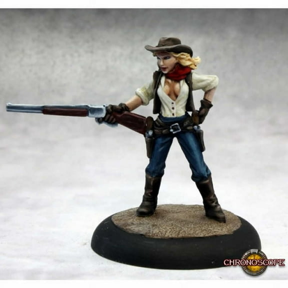 Janey Blankenship Cowgirl Miniature 25mm Heroic Scale Chronoscope Series Reaper Miniatures