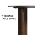 thumbnail image 5 of MAYEERTY 79x33.5x30 Modern Oval Dining Table, Perfect for Large - Scale Home Entertaining Dining and Kitchen, Walnut​, 5 of 9