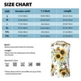 thumbnail image 6 of Fotbe Men's Sunflowers Leaves And Birds Print Men's Sleeveless Muscle Tank Tops Casual T-Shirts for Gym Workout Beach-Medium, 6 of 8