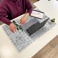 thumbnail image 3 of Sussexhome Large Mouse Pad for Desk - Cotton Mousepad for Desktop, Table, Office Desk Pad - Thin, Light, Portable Laptop Mat for Computer Mice - Machine Washable, Non-Slip, Foldable - 20" x 31.5", 3 of 8