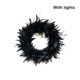 thumbnail image 4 of Ounissouiy Guirnalda de plumas negras, guirnaldas colgantes para puerta, colgador de Halloween, colgante para o trato, recuerdos de fiesta para el Kits de decoración para fiestas Con luz Ounissouiy HA068717-02, 4 of 6