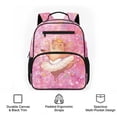 thumbnail image 6 of Jeiento Capybara 13.5 Inch Preschool Backpack for Toddler Girls, Lightweight Kids School Bag, Bookbag for Kindergarten with Storage Pockets, Pink, 6 of 7