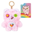 thumbnail image 2 of RARE Fuggler Care Bear Bag Charm Sparkle Heart Bear Plush Keychain, 2 of 6
