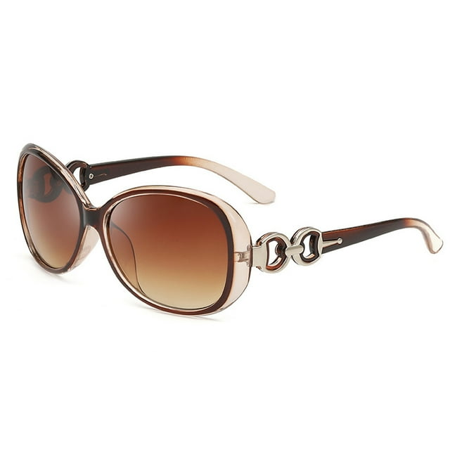 Gafas de sol retro extragrandes para mujer, gafas de sol ovaladas de diseño con pantalla ancha y elegantes.