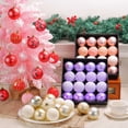 thumbnail image 3 of Christmas Tree Decorations Set for Christmas Valentines, 16ct Shatterproof Christmas Ball Ornaments Bulk, 2.36 Inches Elegant Hanging Ornaments for Xmas Holiday Wedding Decor, 3 of 7