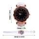 thumbnail image 2 of Reloj de cuarzo para mujer, relojes para mujer, reloj de cuarzo informal de moda para mujer, reloj con esfera brillante y correa de cuero., 2 of 2