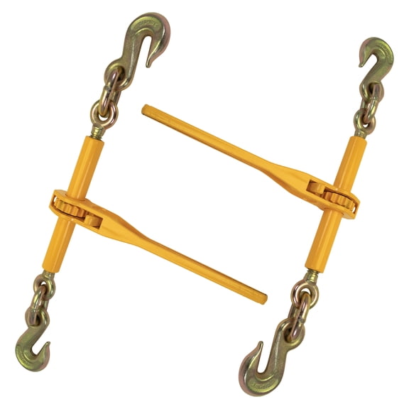 5/16" - 3/8" Ratchet Binder Plus Loadbinder, 2 Pack, Peerless Chain, #H5121-4158