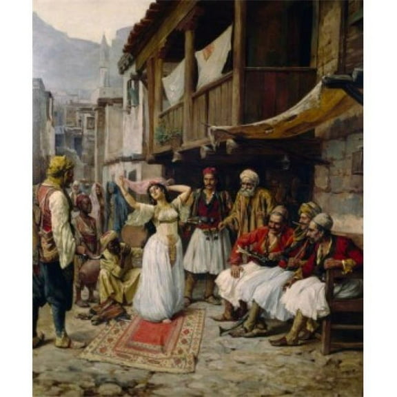 Posterazzi SAL900137309 The Belly Dancer by Paul Joanowitch Born 1859 Poster Print - 18 x 24 in.