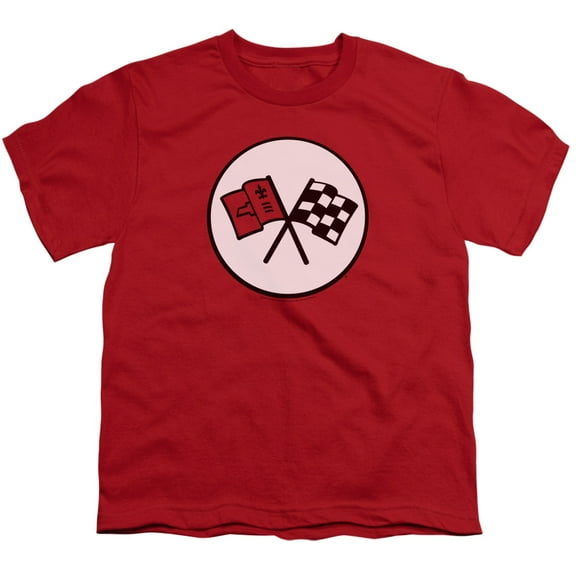 Chevrolet - 2Nd Gen Vette Logo - Youth Short Sleeve Shirt - Small