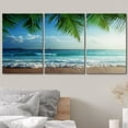 thumbnail image 3 of wall26 - Sunset on Seychelles Beach - Canvas Art Wall Art - 24"x36"x3 Panels, 3 of 5