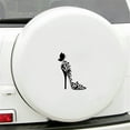thumbnail image 5 of SPRING PARK Reflective Car Vehicle Side Window Door Butterfly High Heels Decor Sticker Decal, 5 of 5