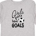 thumbnail image 4 of Inktastic Girls Gotta Have Goals Soccer Girls Long Sleeve Toddler T-Shirt, 4 of 5