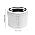 thumbnail image 2 of Filtro de filtro de aire HEPA y capa de carbón activado para Levoit Core 300S/300-RF, 2 of 9