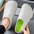 thumbnail image 5 of Rokment Chef Shoes for Women Men Non Slip Work Shoes Waterproof Oil Resistant Closed Toe Clogs Kitchen Restaurant Food Service Nursing Mules Grey Size 9.5, 5 of 7