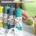 thumbnail image 5 of 5pcs Beeswax Candle Making Kit, 8"x8" White Beeswax Sheet with 1pcs Wick, 5 of 7