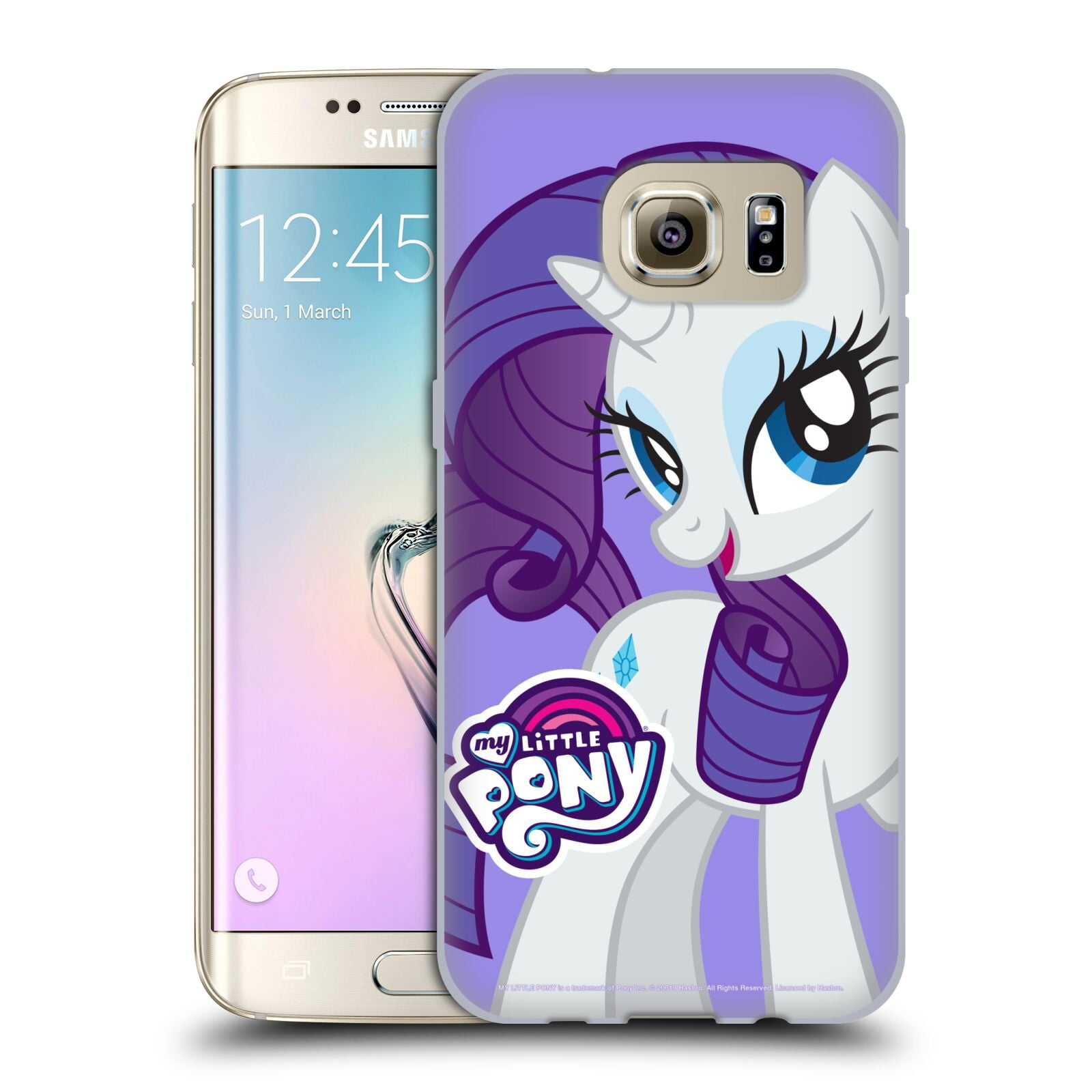 Head Case Designs Officially Licensed My Little Pony Character Art Rarity Solo Soft Gel Case Compatible With Samsung Galaxy S7 Edge Walmart Com