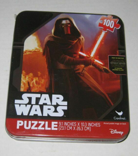Lot of 3 New Mini Star Wars Puzzle Kylo Ren Stormtrper Disney 100 pieces 9x10 IN 
