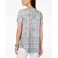 thumbnail image 2 of Style & Co Printed Tassel T-Shirt Sheena Swirl XS, 2 of 4