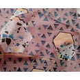 thumbnail image 5 of oneOone Silk Tabby Dusty Pink Fabric Geometric Sewing Craft Projects Fabric Prints By Yard 42 Inch Wide-GC, 5 of 5
