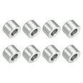 thumbnail image 1 of 8 Pcs Entretoises en Acier Inoxydable 304 1/2 Pouces OD x 1/4 Pouces ID x 3/8 Pouces Longueur(12x7x9mm) Vis Support de Bague Finition Simple Non Filetée Entretoises Rondes en Métal pour Vis M3 Boulons et Tringles, Argent, 1 of 6