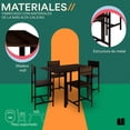thumbnail image 3 of MUBSON Comedor 2 en 1 con 4 Sillas Ponce Café, 3 of 5