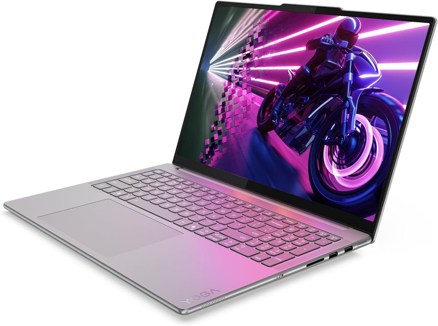 Lenovo Yoga Pro 9i Laptop, Intel Ultra 9-285H, 32 GB LPDDR5x RAM, 4 TB PCIe SSD, 16" 3.2K (3200x2000) OLED Touchscreen, Nvidia G-Force RTX 5060, Backlit Keyboard, W11 Pro, Luna Grey