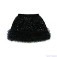 thumbnail image 2 of Fozruso Girls Tutu Skirt And Shine Girls Tutu Skirt Layered Party Skirt With Sequins For Birthday Celebration(Black), 2 of 7
