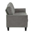 thumbnail image 5 of Lexicon Aliana Textured Love Seat in Chocolate, 5 of 10
