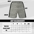 thumbnail image 2 of [5 Pack] Men’s Dry-Fit Active Athletic Shorts Basketball Running Workout Training Gym, 2 of 8