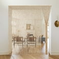 thumbnail image 6 of ANMINY Vintage Natural Wood Bamboo Kitchen Beaded Curtains, 35.5 x 79 in, 6 of 8
