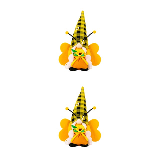 Matsuzay Bonita muñeca de gnomo de abeja, agradable a la piel y sin olor, añade un ambiente alegre a la fiesta de decoración del festival de Type1 NO1