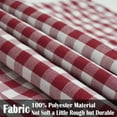 thumbnail image 6 of Red Plaid Throw Pillow Covers 18 x 18 Set of 2 Burgundy Gingham Pillow Covers 18x18 Christmas Decor for Bedroom, 6 of 6
