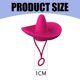 thumbnail image 4 of Tapa de pajita para taza de 30 a 40 oz, tapa de pajita de silicona, sombrero de vaquero, accesorios para vaso de 10 mm, 0,4 pulgadas, lindos regalos para mujeres, 4 of 5