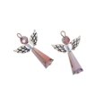 thumbnail image 3 of 12 Piezas De Aleación De ángel, Colgantes Con De Acrílico, Colgante Colgantes Para Joyería, Manualidades De Bricoje - Púrpura BLESIY Colgante de dijes de ángel, 3 of 8