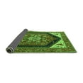 thumbnail image 2 of Ahgly Company Indoor Round Oriental Green Industrial Area Rugs, 7' Round, 2 of 4