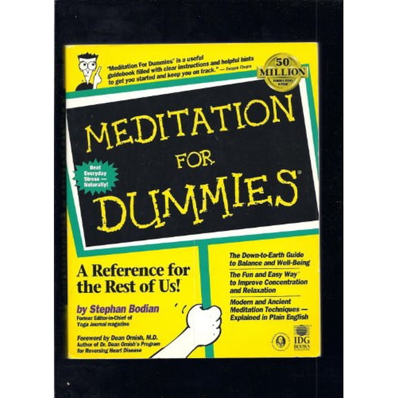 Pre-Owned Meditation for Dummies (Paperback) 0764551167 9780764551161